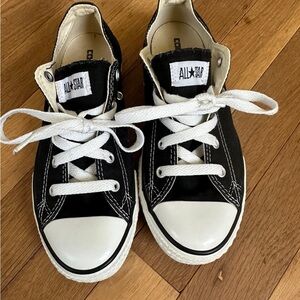Converse Kids Black and White All-Star Sneakers